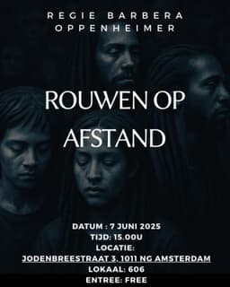 Rouwen op Afstand flyer